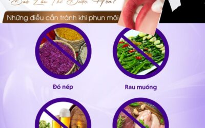 Phun môi bao lâu thì hôn được? Những lưu ý sau khi phun môi