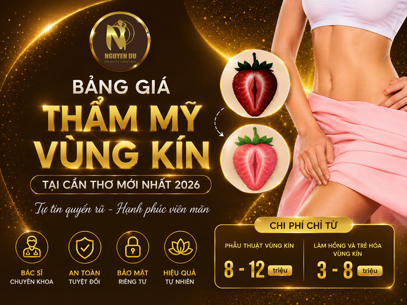 Bảng Giá Thẩm Mỹ Vùng Kín Tại Cần Thơ Mới Nhất 2026