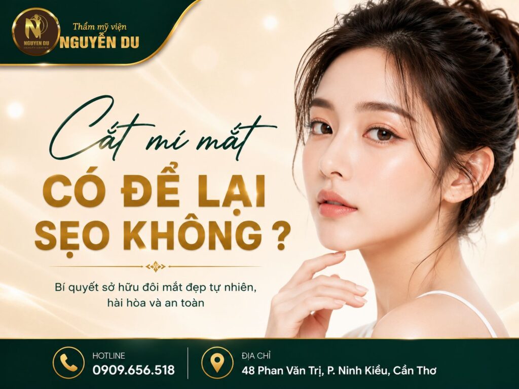 Cắt Mí Mắt Có Để Lại Sẹo Không? Giải Đáp Từ Chuyên Gia Thẩm Mỹ
