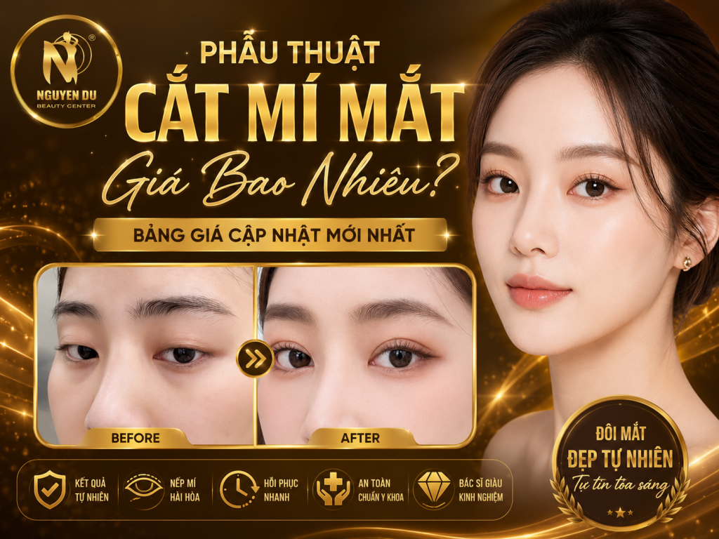 Phẫu Thuật Cắt Mí Mắt Giá Bao Nhiêu?
