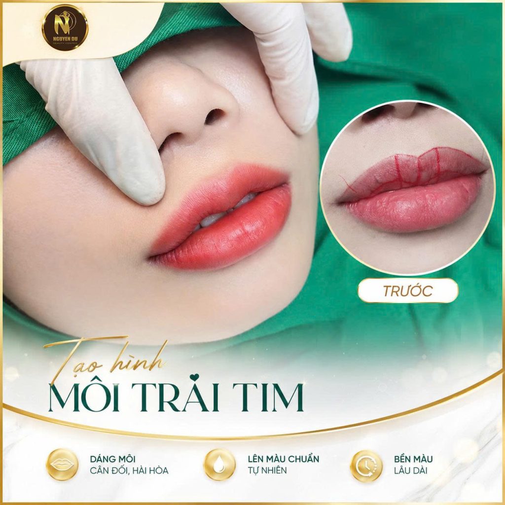 Tạo Hình Môi Trái Tim - Bí Quyết Sở Hữu Đôi Môi Quyến Rũ Tự Nhiên