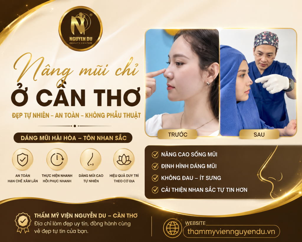 Nâng mũi chỉ ở Cần Thơ: Chi phí bao nhiêu?