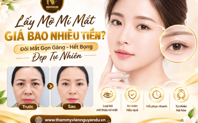 Lấy Mỡ Mí Mắt Giá Bao Nhiêu Tiền, Đôi Mắt Gọn Gàng – Hết Bọng