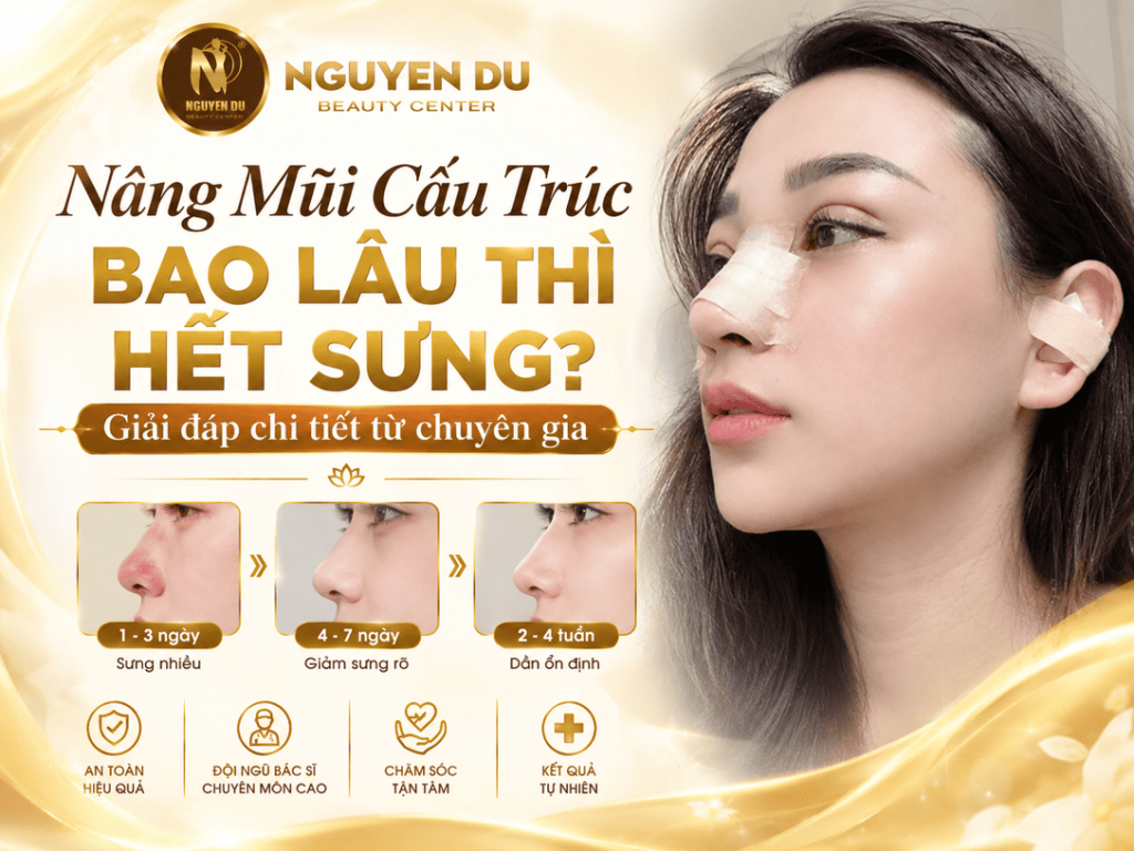 Nâng Mũi Cấu Trúc Bao Lâu Thì Hết Sưng? Giải Đáp Chi Tiết 1 Nâng Mũi Cấu Trúc Bao Lâu Thì Hết Sưng? Giải Đáp Chi Tiết