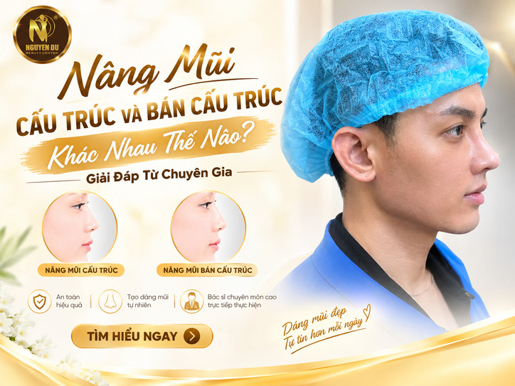 Nâng Mũi Cấu Trúc Và Bán Cấu Trúc Khác Nhau Thế Nào