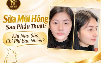 Sửa Mũi Hỏng Sau Phẫu Thuật: Khi Nào Sửa, Chi Phí Bao Nhiêu?